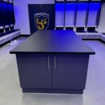 football dressing room refurbishment