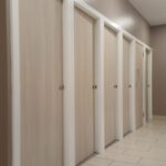 washroom refurbishment with interior vinyl wrapping