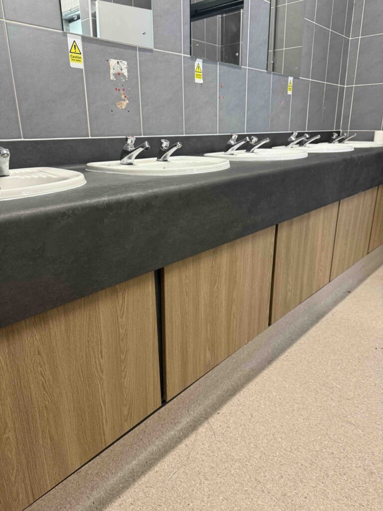 ips panels, vanity units and cubicles wrapped in Manchester