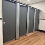 office cubicle washroom wrapping