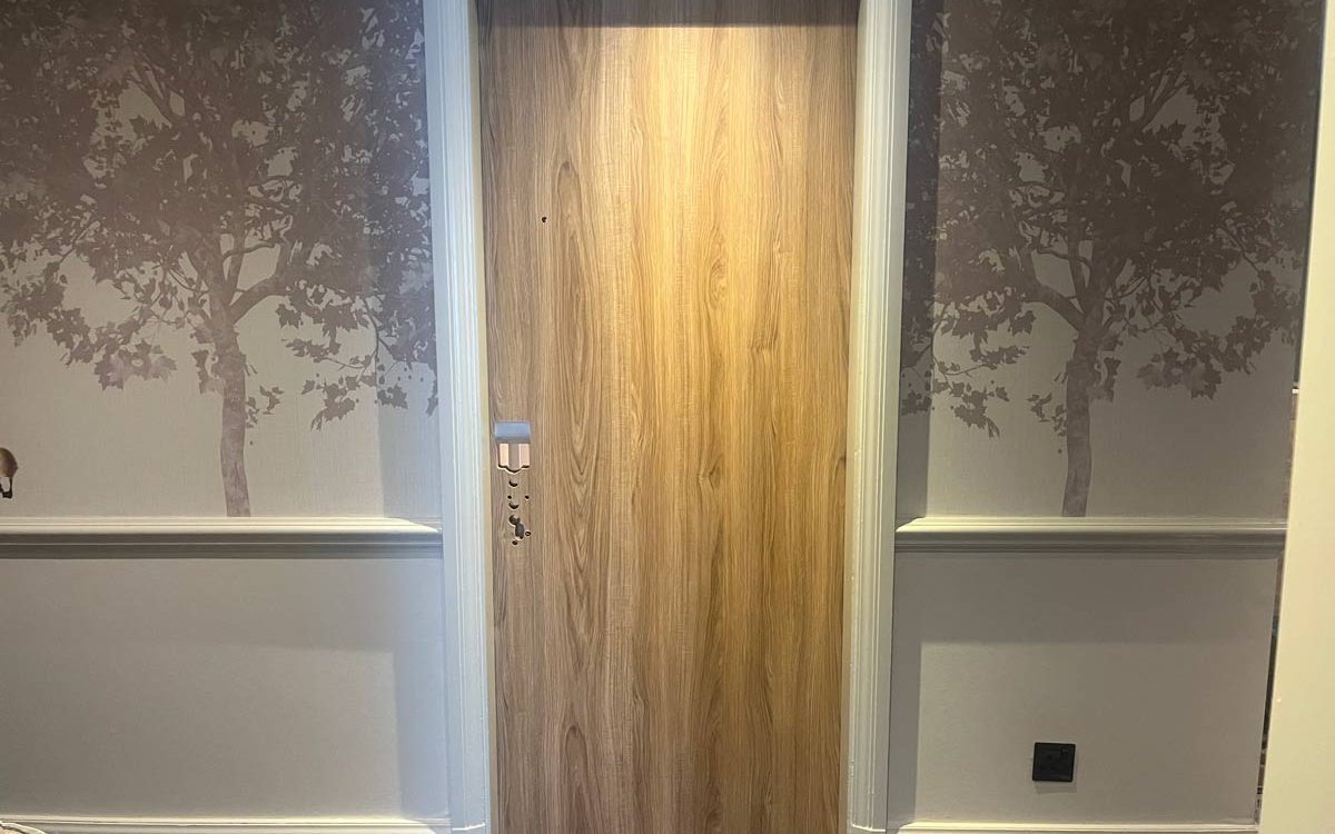 LARGE SCALE DOOR WRAPPING PROJECT IN LONDON