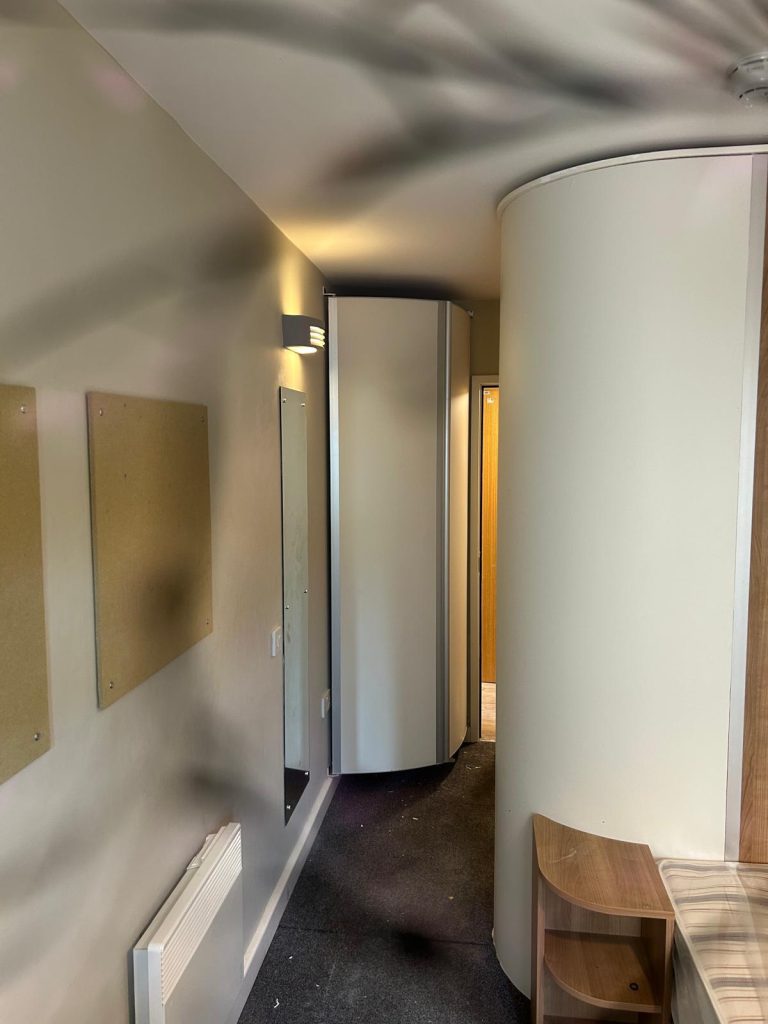 Student Accommodation furniture vinyl wrapped in Edinburgh