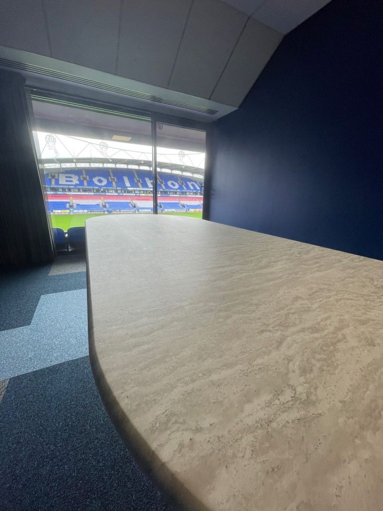 Bolton stadium refurbishment with graphics and vinyl wrapping