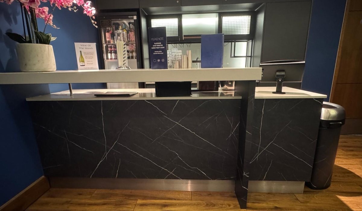 o2 arena hospitality boxes vinyl wrapping