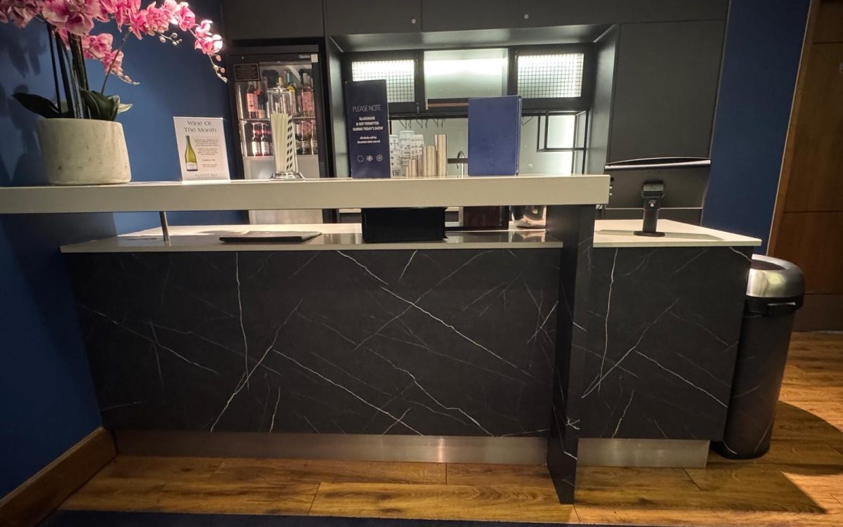 o2 arena hospitality boxes vinyl wrapping