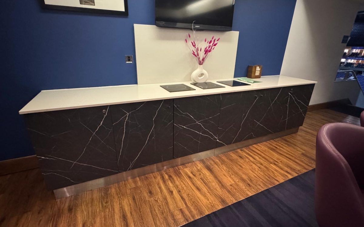 o2 arena hospitality boxes vinyl wrapping